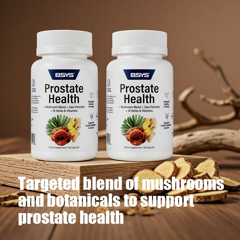 BSYS Prostate Health Capsules Urinary & Bladder Wellness Support  Anti-Inflammatory Balance  Antioxidant Protection  Immune Health Aid  Men's Prostate Care Formula