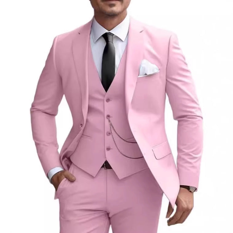 Suit Slim Fit Business Suit Banquet Temperament Formal Dress For Men