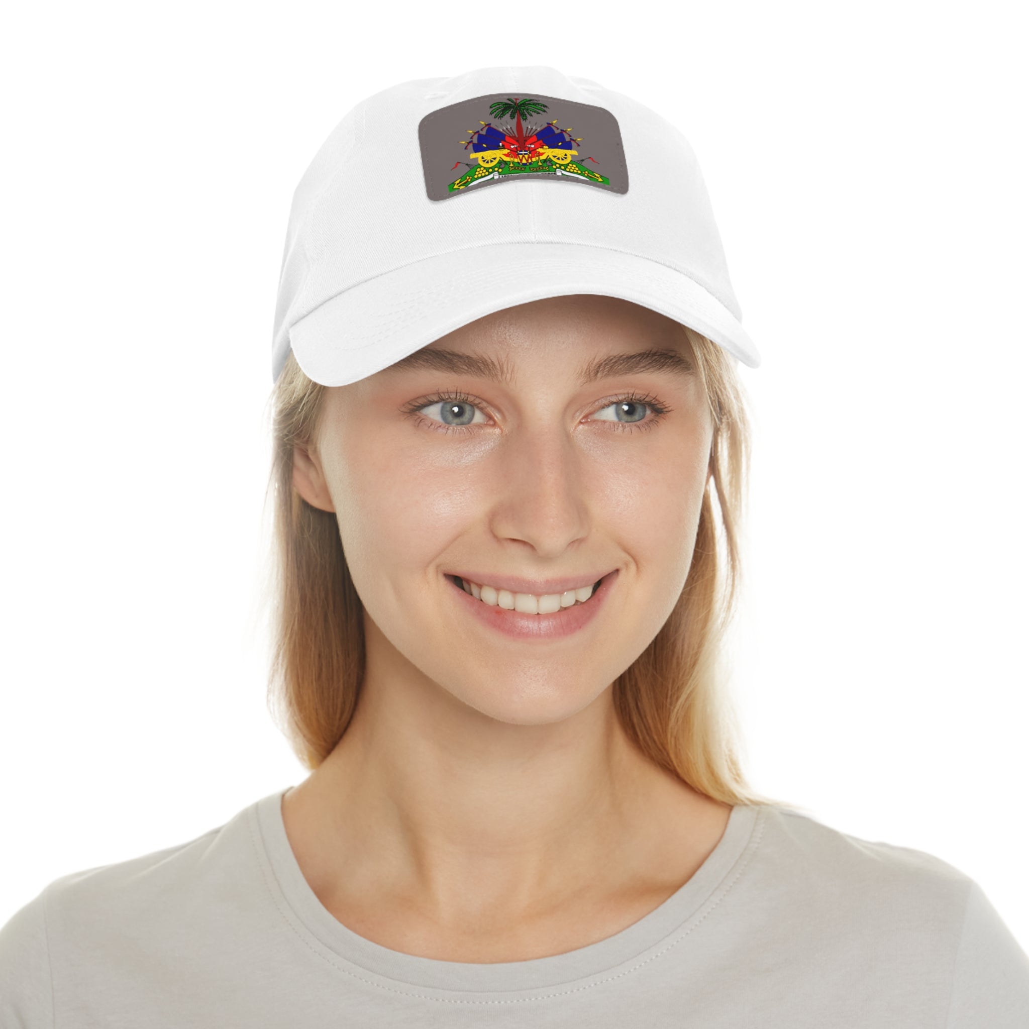 Stylish Dad Hat with Unique Leather Patch, Eco-Friendly Gift, Casual Wear, Trendy Accessory