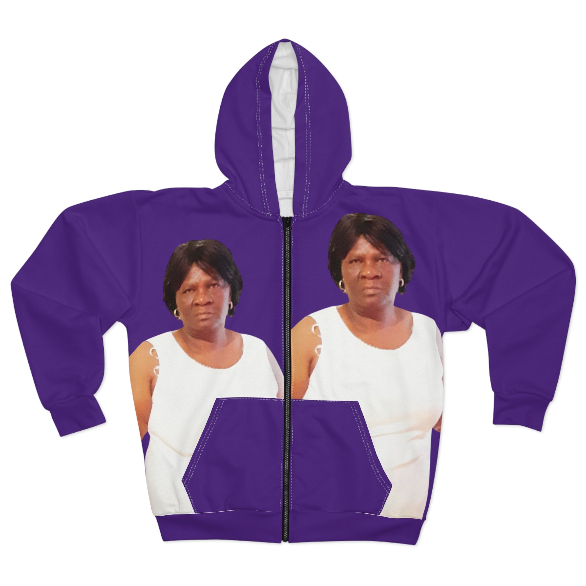 Humorous Unisex Zip Hoodie, Funny Graphic Sweatshirt, Unique Gift for Friends, Casual Wear, Perfect for Pranks, Birthday Present