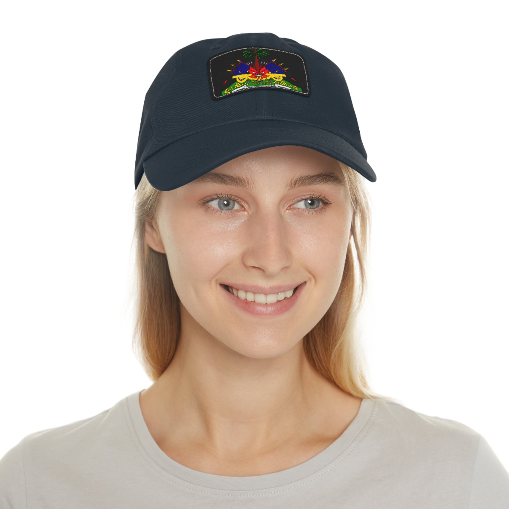 Stylish Dad Hat with Unique Leather Patch, Eco-Friendly Gift, Casual Wear, Trendy Accessory
