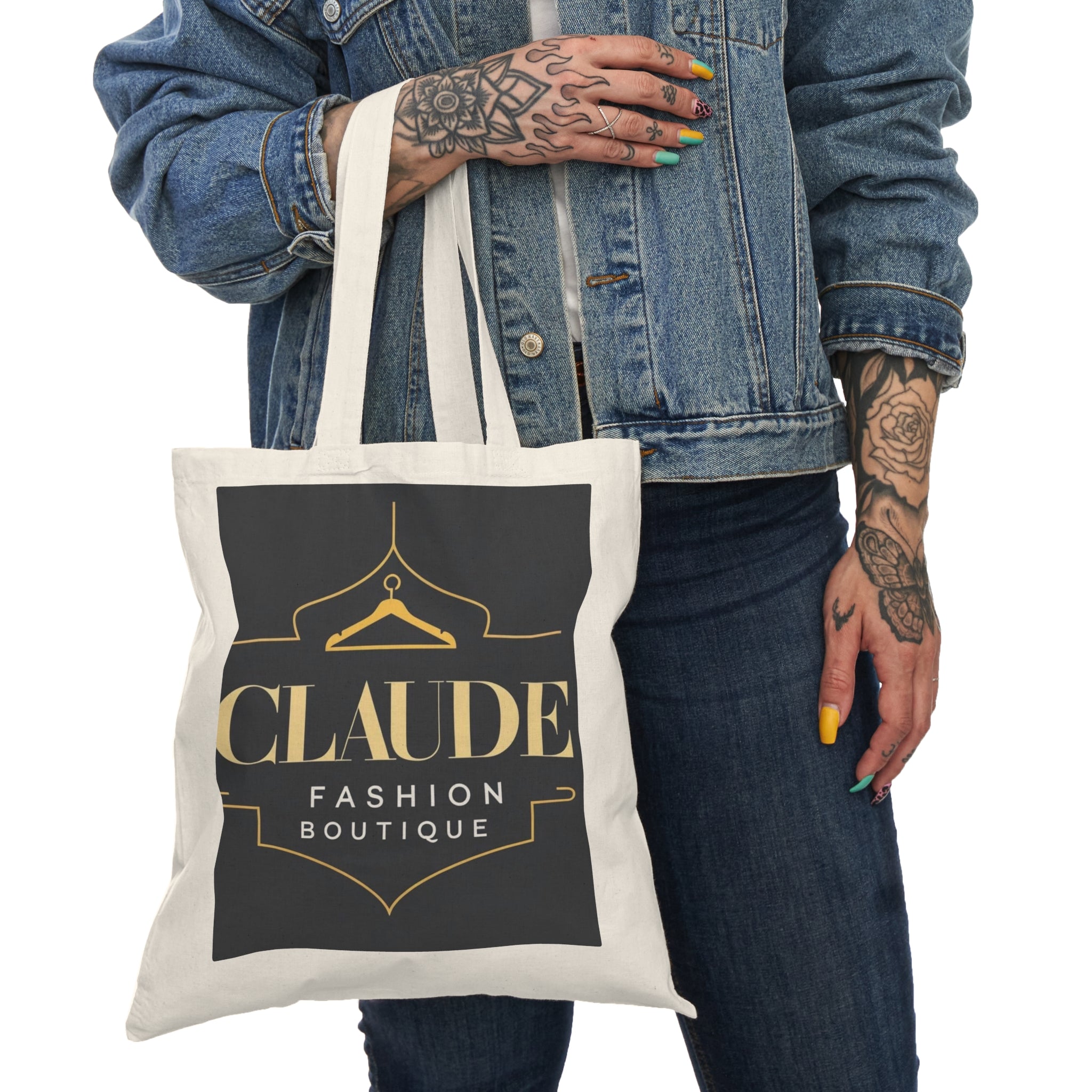 Stylish Natural Tote Bag for Shopping, Beach, Everyday Use, Fashion Boutique, Eco-Friendly Gift