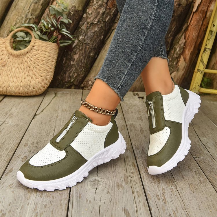 Women's Color Matching Casual Shoes Outdoor Sneakers