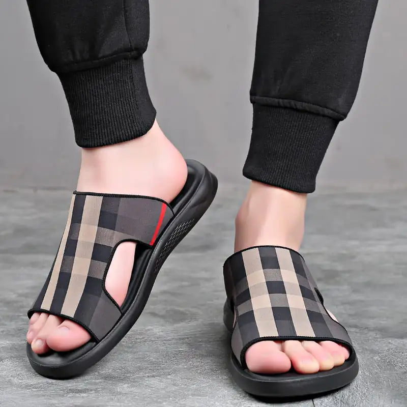 Men's Casual Dual-Use Non-Slip Flip-Flop Slippers