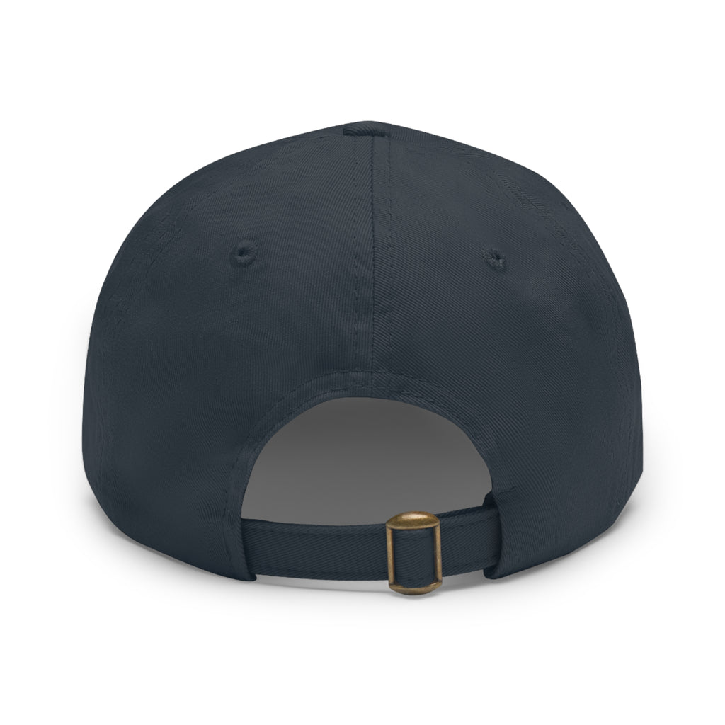 Stylish Dad Hat with Unique Leather Patch, Eco-Friendly Gift, Casual Wear, Trendy Accessory