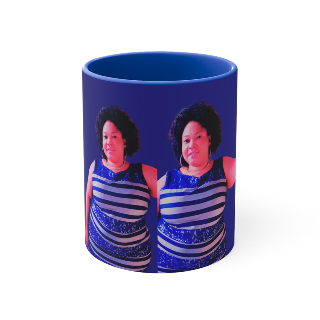 Vibrant Personalized 11oz Accent Mug, Unique Gift for Friends, Custom Coffee Cup, Fun Home Décor, Motivational Drinkware