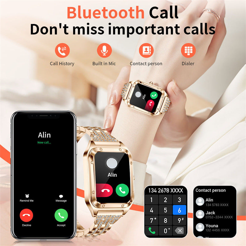 Multifunctional Health Monitoring New Ladies Sport Smart Watch