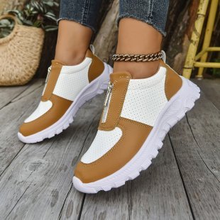 Women's Color Matching Casual Shoes Outdoor Sneakers