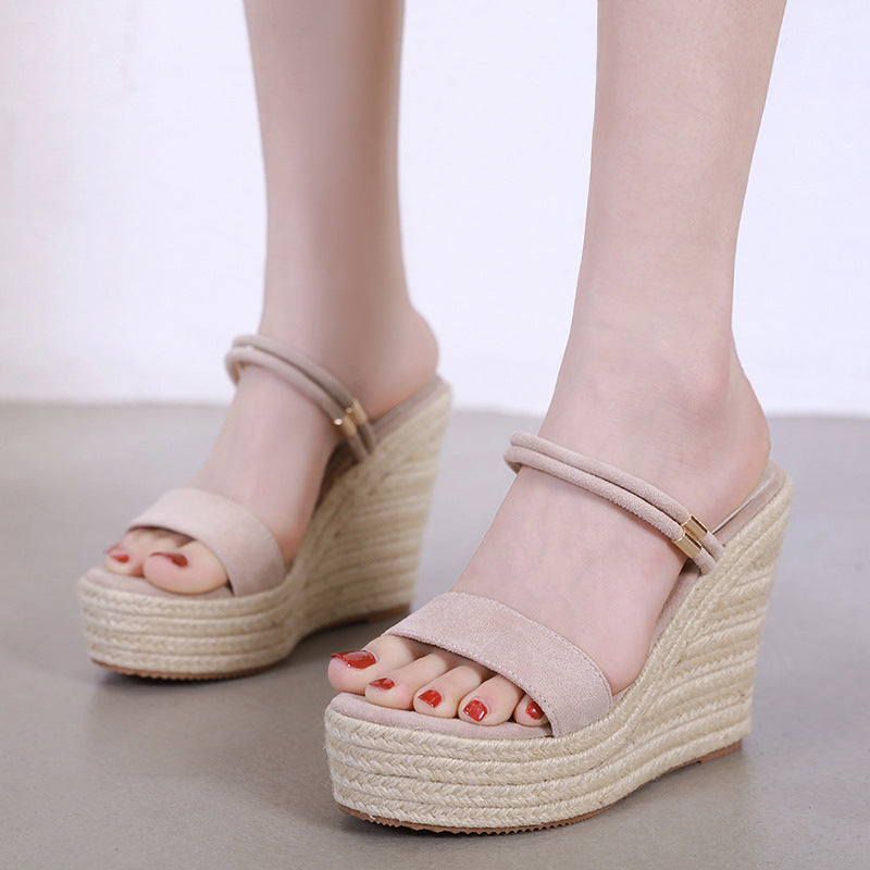 Women's Fashion Personality Pu Bottom High Heels