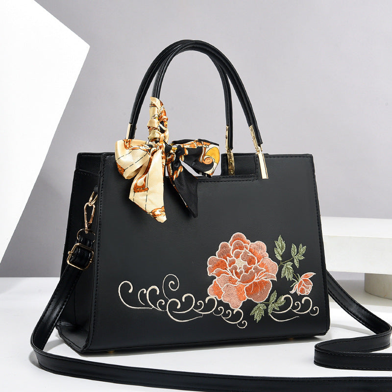 Large Capacity Embroidered Women Bag