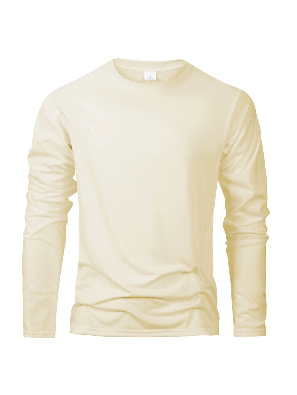 Men's Long Sleeve T Shirts Casual Round Neck Moisture Wicking Tees Male Tops Sports comfortable versatile Men's T-shirts