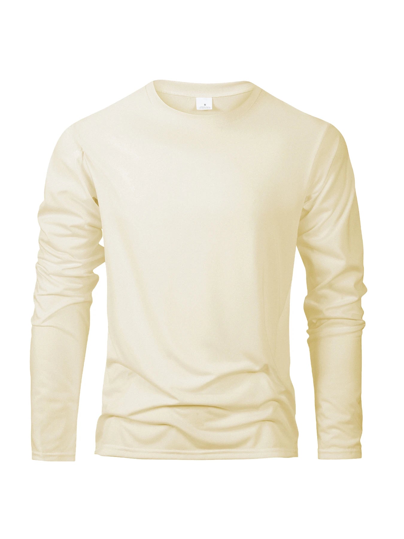 Men's Long Sleeve T Shirts Casual Round Neck Moisture Wicking Tees Male Tops Sports comfortable versatile Men's T-shirts