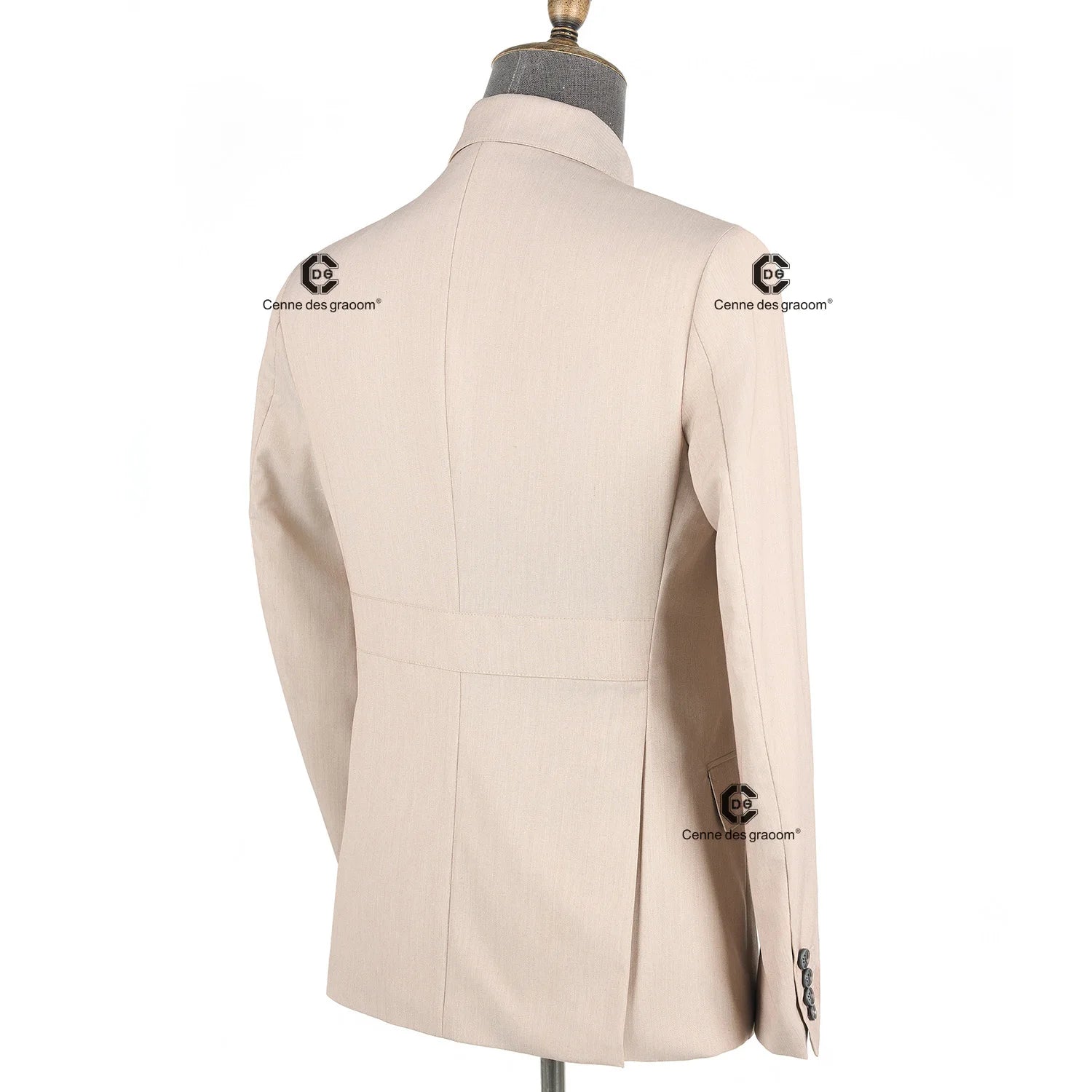 Cenne Des Graoom 2025 New Safari Men Suits Square Collar Tailor-Made Formal Casual Business Official Daily Wear Costume Homme