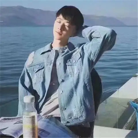 New Streetwear Youth Casual Cotton Jackets Single Breasted Korean Style Men's Denim Coat Clothing Luxury Men Winter Jacket Man