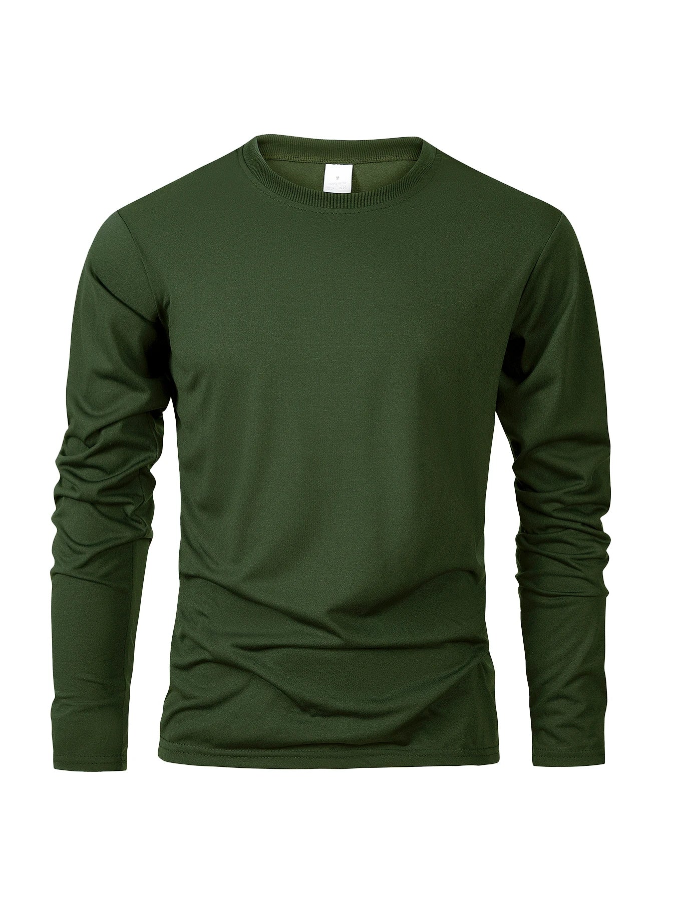 Men's Long Sleeve T Shirts Casual Round Neck Moisture Wicking Tees Male Tops Sports comfortable versatile Men's T-shirts