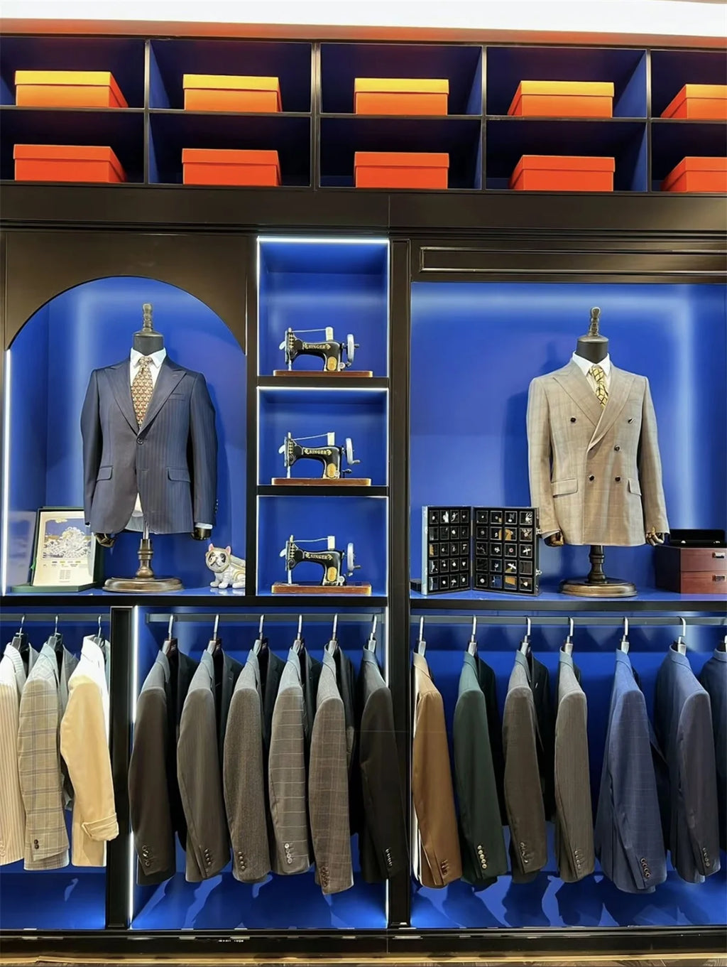 Customized British style Colorful lines Plaid Men Suits 2 Pieces Sets Slim Fit Groom Prom Tuxedos Business Male Formal Blazers