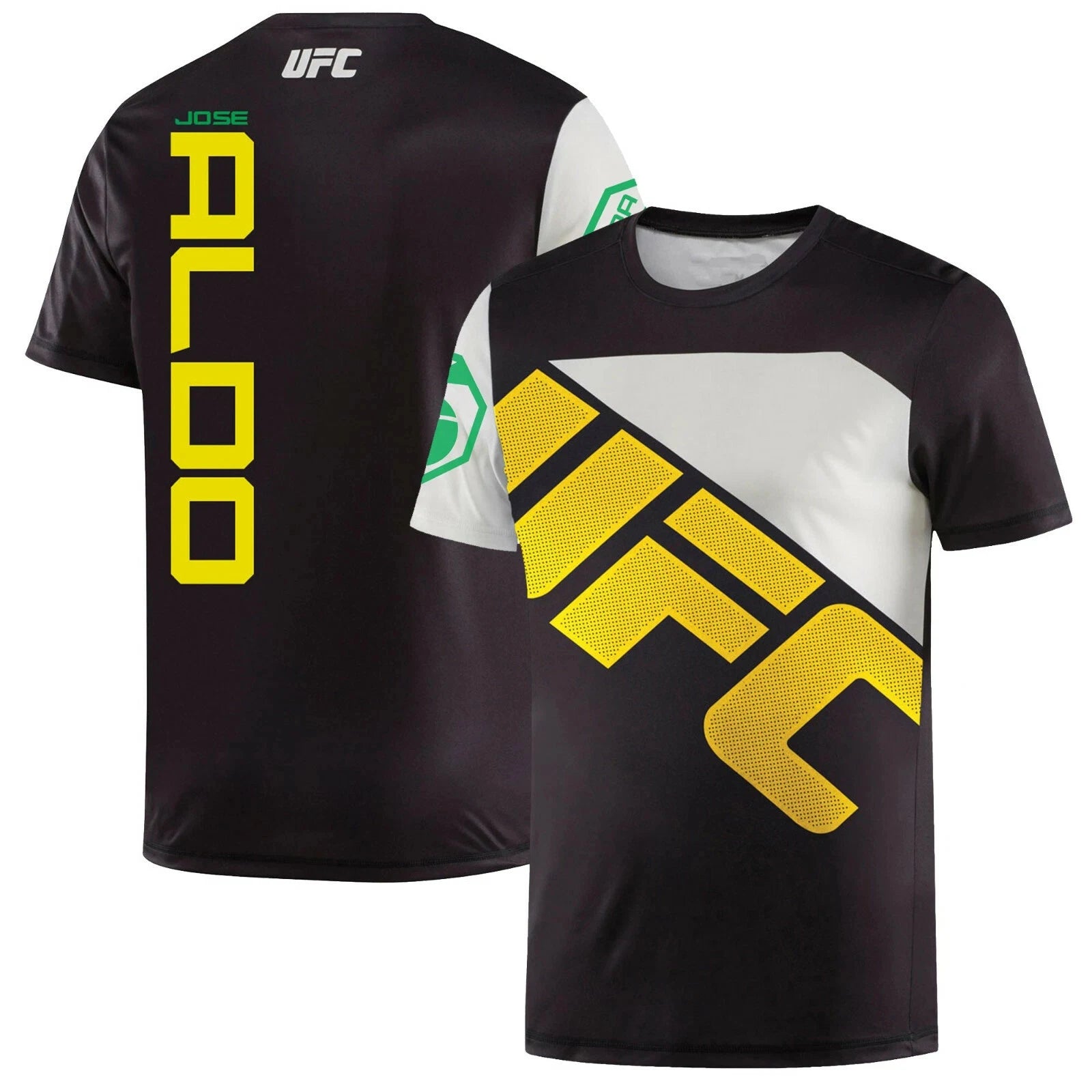 The latest best-selling UFC combat boxing breathable fashionable and quick-drying men's sports short-sleeved T-shirt in 2025