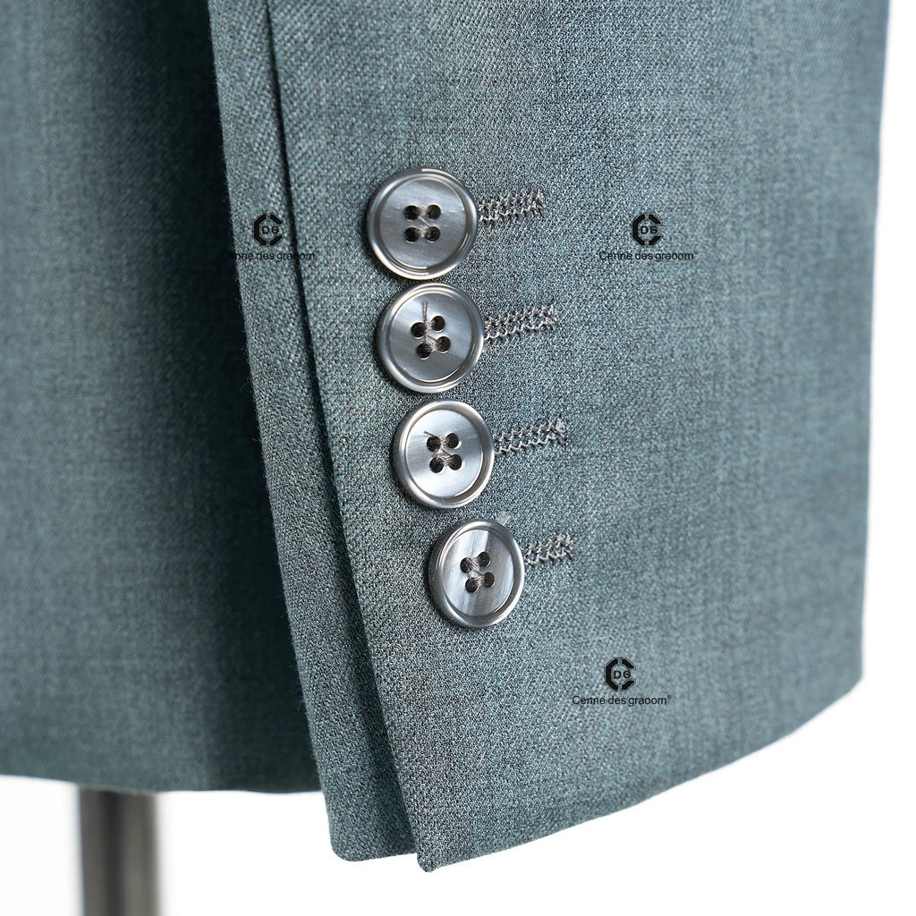 Cenne Des Graoom 2025 New Safari Men Suits Square Collar Tailor-Made Formal Casual Business Official Daily Wear Costume Homme