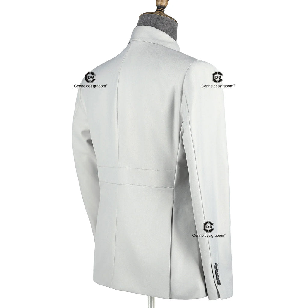 Cenne Des Graoom 2025 New Safari Men Suits Square Collar Tailor-Made Formal Casual Business Official Daily Wear Costume Homme