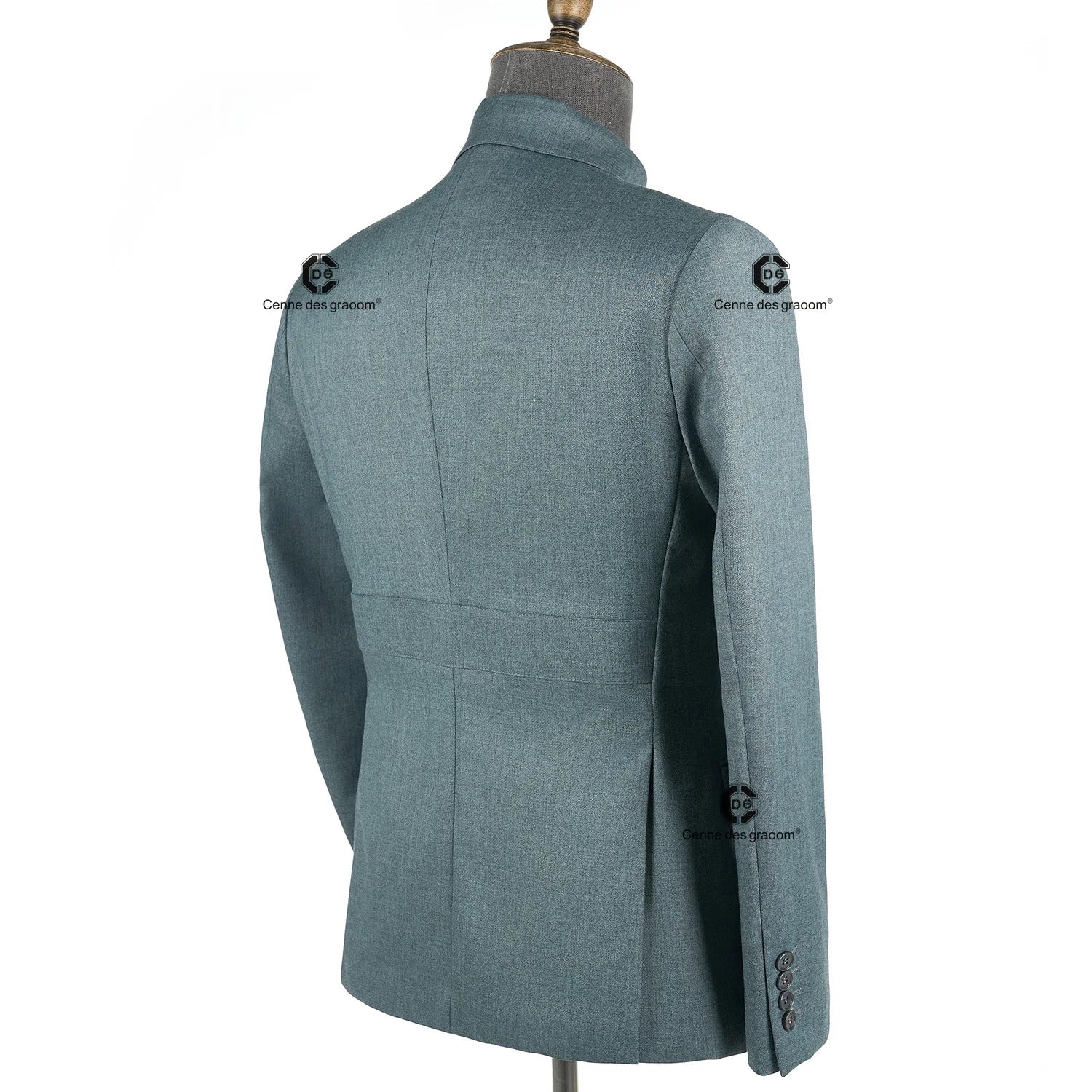 Cenne Des Graoom 2025 New Safari Men Suits Square Collar Tailor-Made Formal Casual Business Official Daily Wear Costume Homme