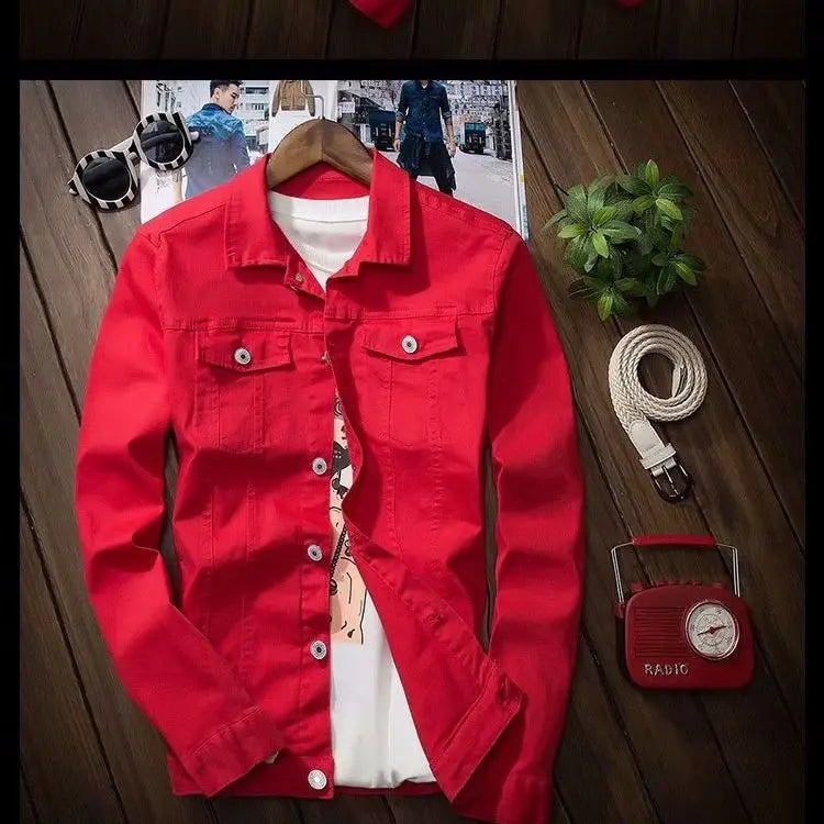 New Streetwear Youth Casual Cotton Jackets Single Breasted Korean Style Men's Denim Coat Clothing Luxury Men Winter Jacket Man
