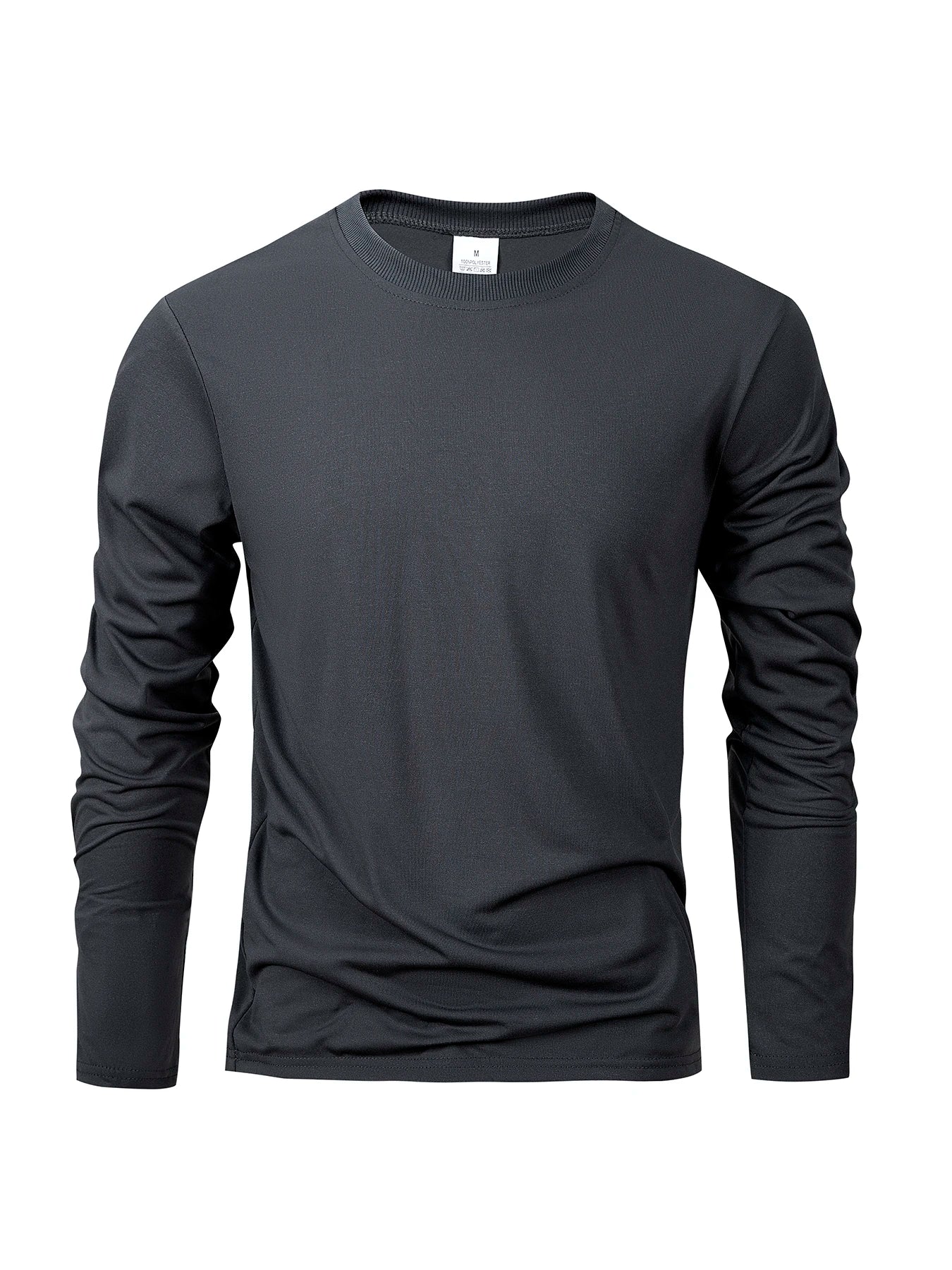 Men's Long Sleeve T Shirts Casual Round Neck Moisture Wicking Tees Male Tops Sports comfortable versatile Men's T-shirts