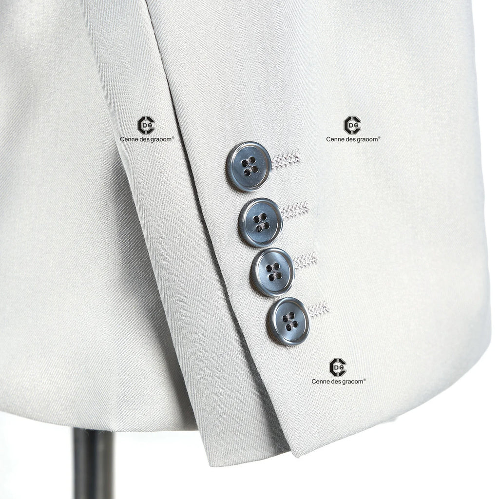 Cenne Des Graoom 2025 New Safari Men Suits Square Collar Tailor-Made Formal Casual Business Official Daily Wear Costume Homme