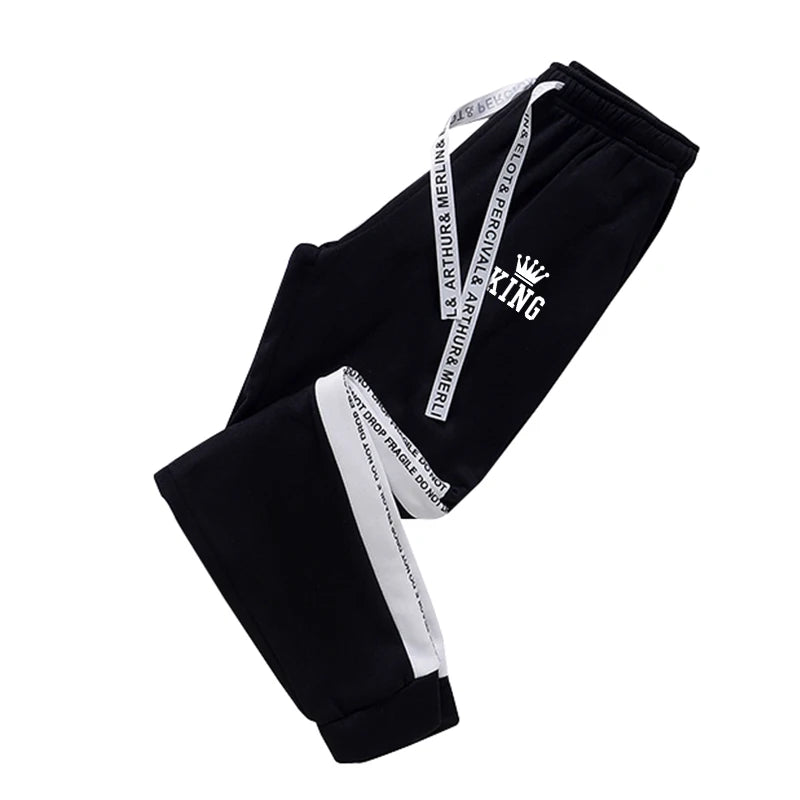 King Mens Tracksuit Printing Fashion Simplicity Hooded Sweatshirt Sweatpants Versatile Tops Daily Casual Sport Joggong Clothing