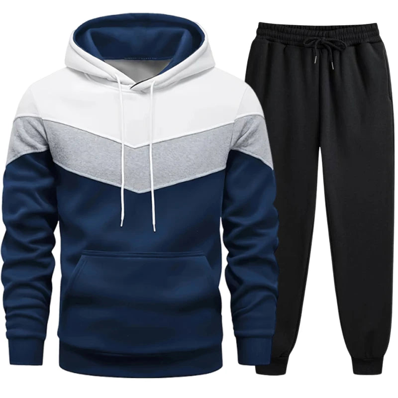 Men's Clothing Casual Sweatshirt Suit Sweatshirts for Men Daily Tricolor Hoodies Hot High Quality 2024 Sports Tracksuit Jogging