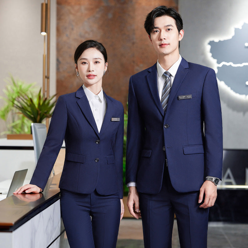 Men's And Women's Same Work Clothes Suit