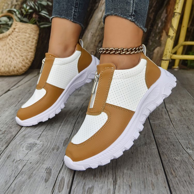 Women's Color Matching Casual Shoes Outdoor Sneakers