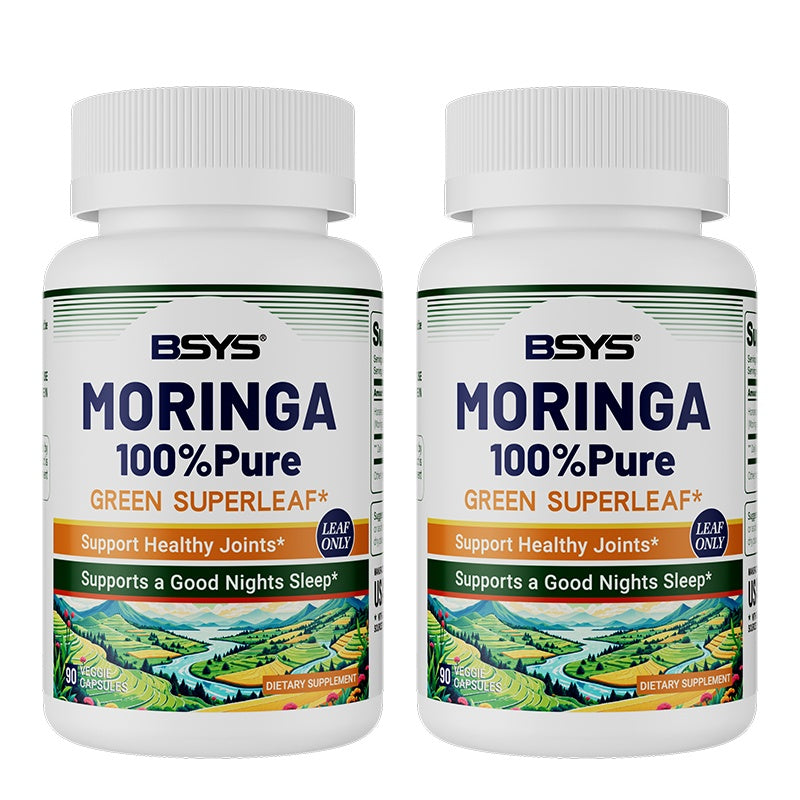 BSYS Moringa Capsules  Antioxidant & Anti-Inflammatory Support  Blood Sugar Health Aid  Cholesterol Balance Formula  Heart Wellness Support  Immune Boost & Natural Defense  Daily Superfood Suppl