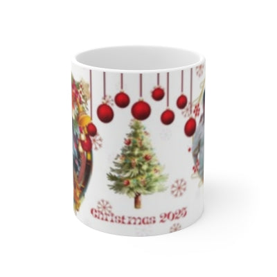 Festive Christmas Mug 2023, Holiday Coffee Cup,  personalizer