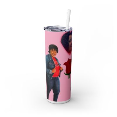 Personalized Skinny Tumbler 20oz with Straw | Custom
