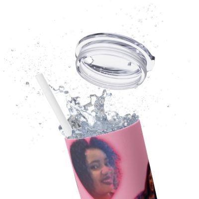 Personalized Skinny Tumbler 20oz with Straw | Custom