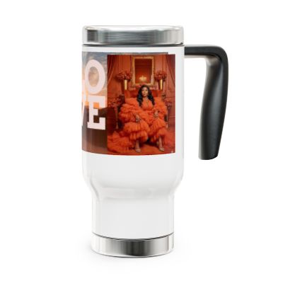 Stylish Travel Mug, Love Mug, Gift for Coffee Lovers, Outdoor Mug, Personalized Drinkware,
