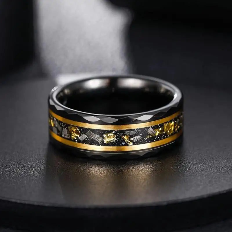 Irregular Gravel Niche Men's Jewelry Ring